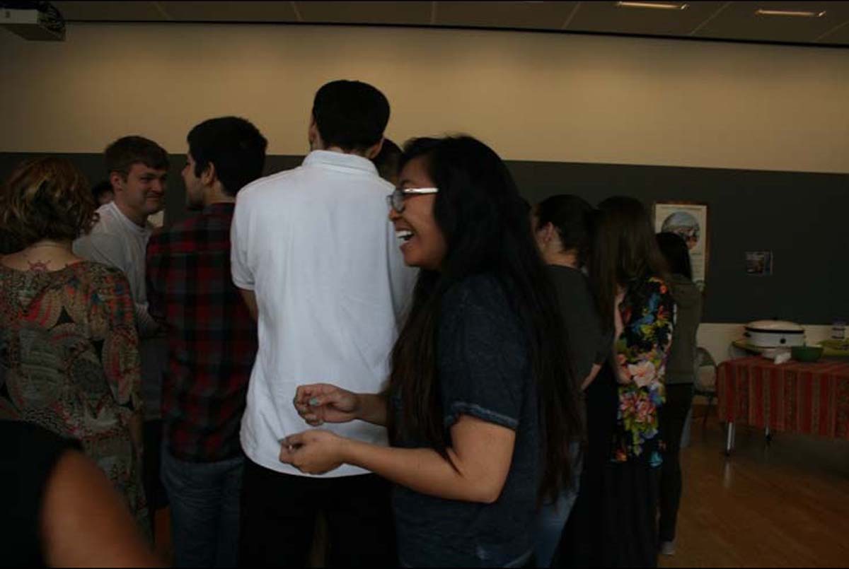 People enjoying the Creativity Seminar