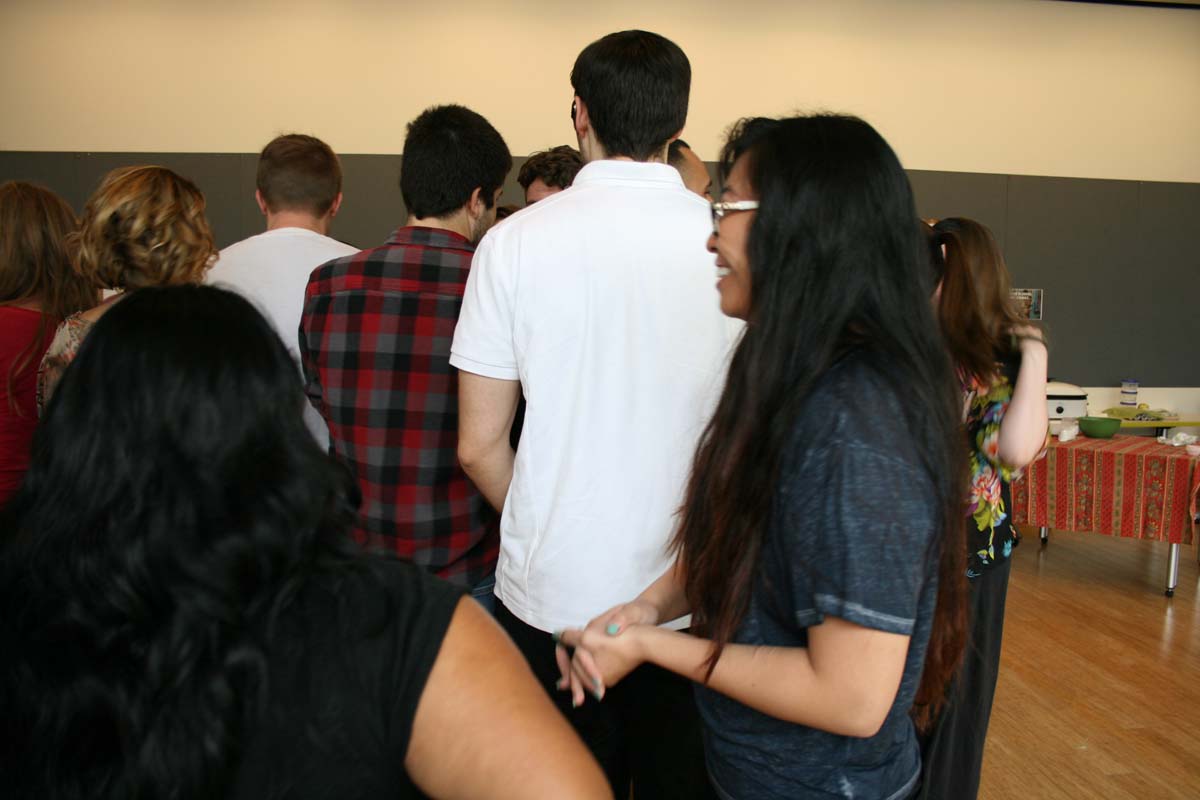 People enjoying the Creativity Seminar