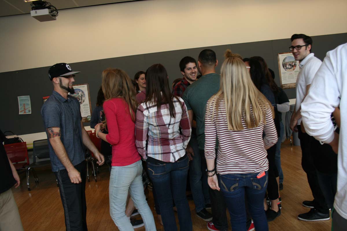 People enjoying the Creativity Seminar