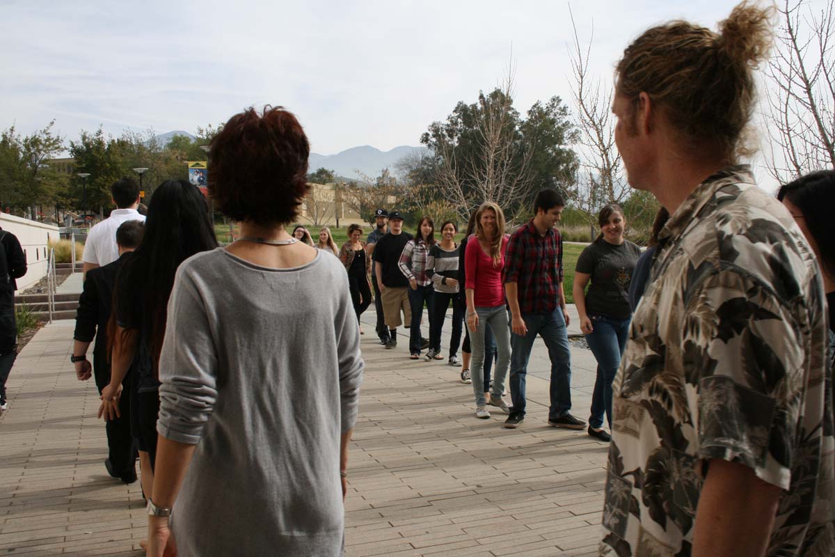 People enjoying the Creativity Seminar