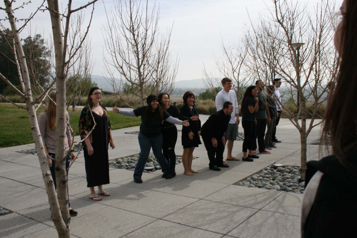 People enjoying the Creativity Seminar