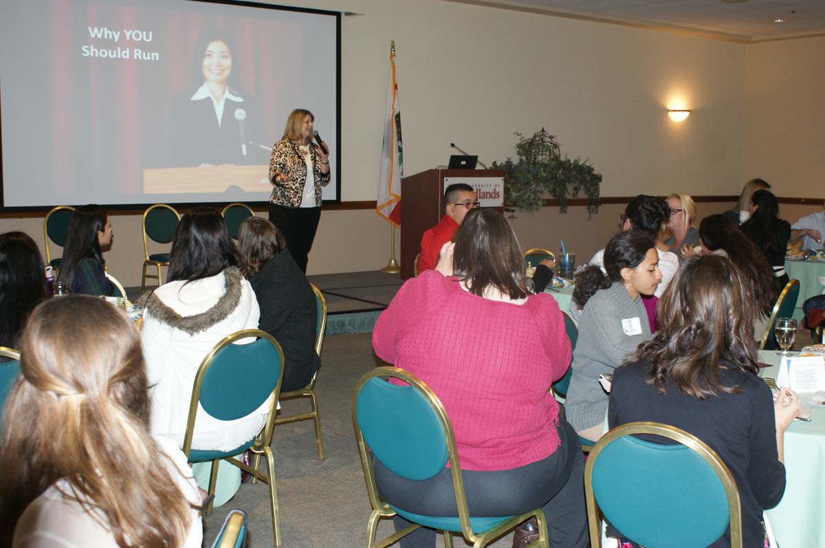 People at the Elect Her event