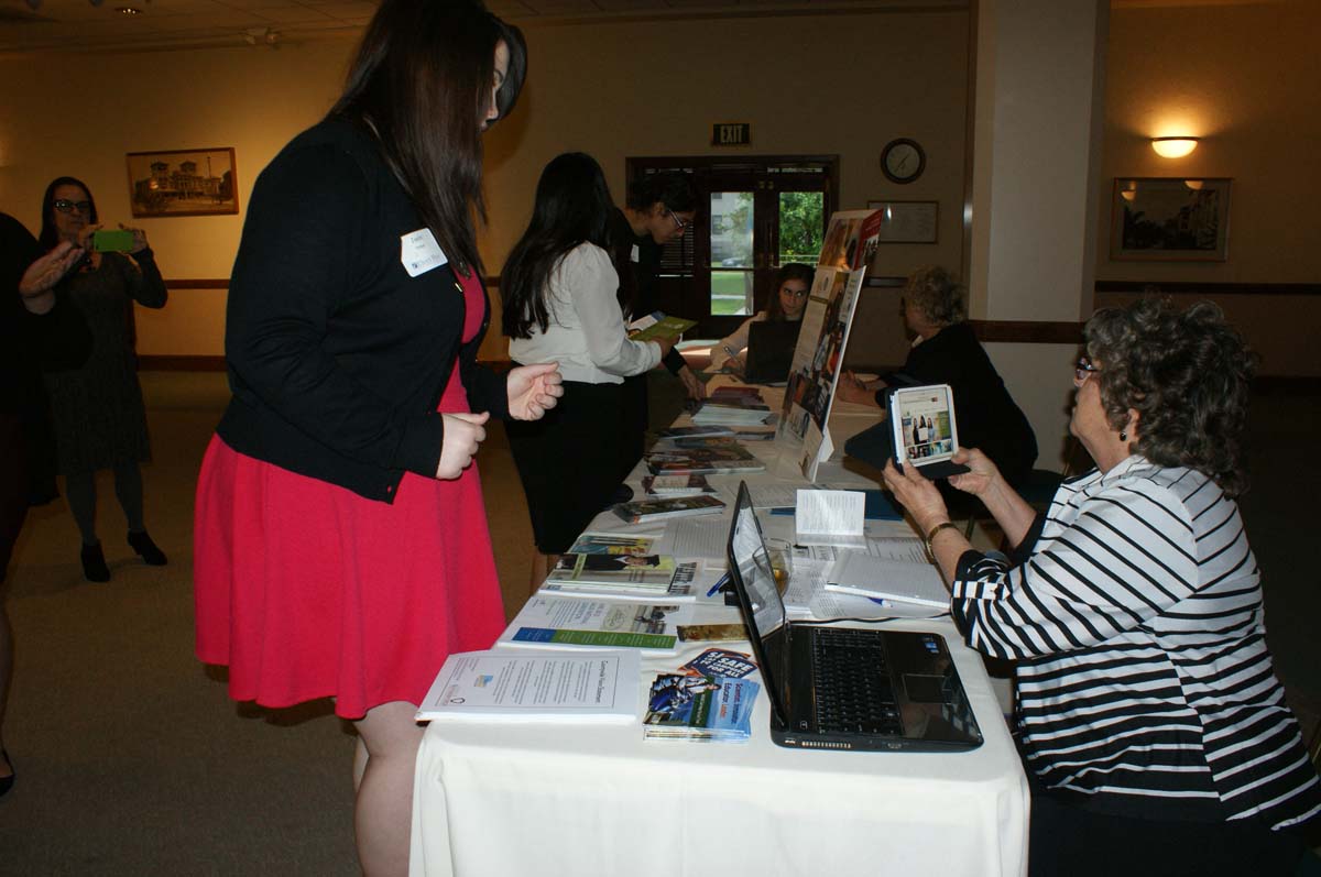 People at the Elect Her event