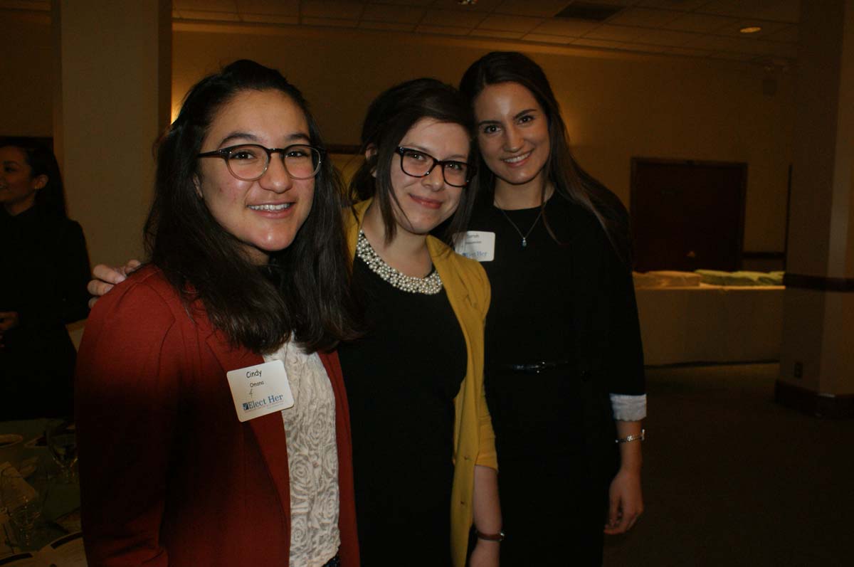 People at the Elect Her event