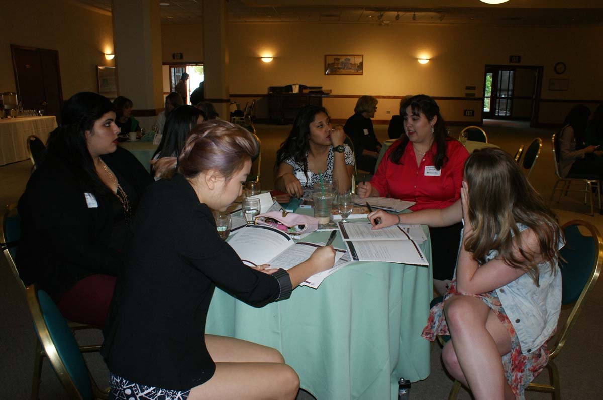 People at the Elect Her event