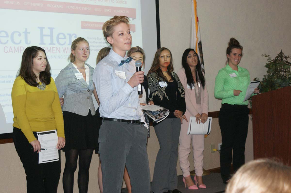 People at the Elect Her event