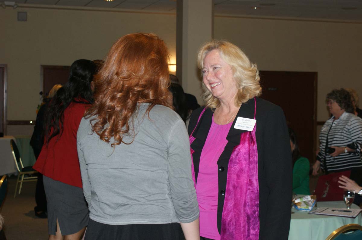 People at the Elect Her event
