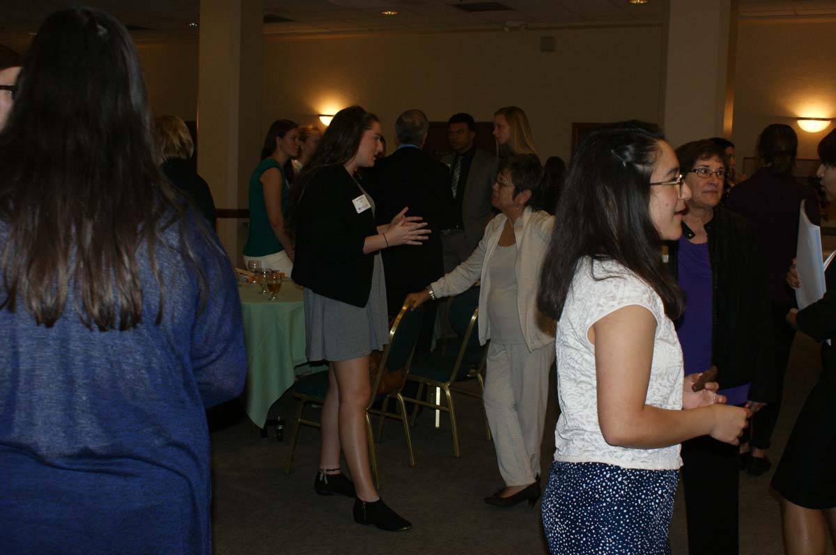 People at the Elect Her event