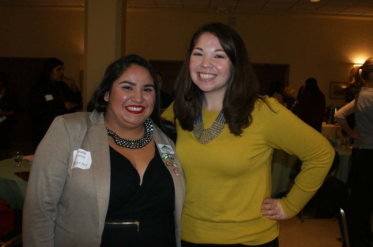 People at the Elect Her event