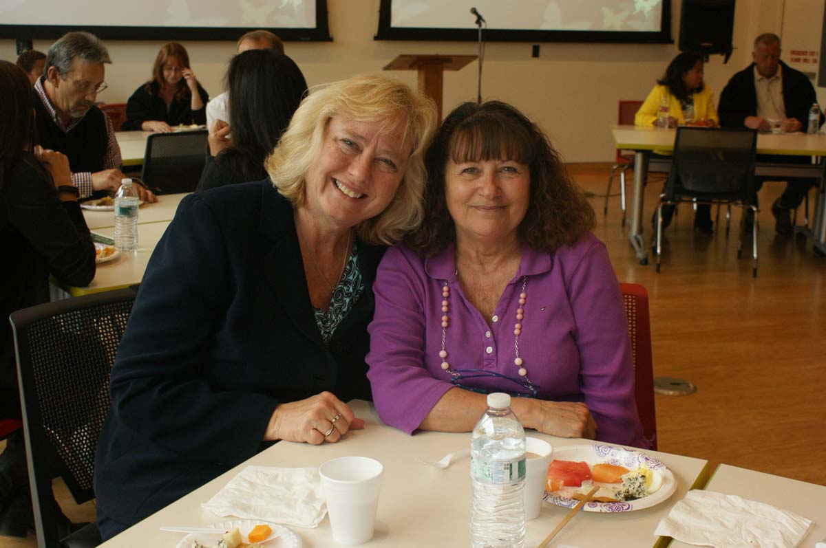 People enjoying the Retiree Reception