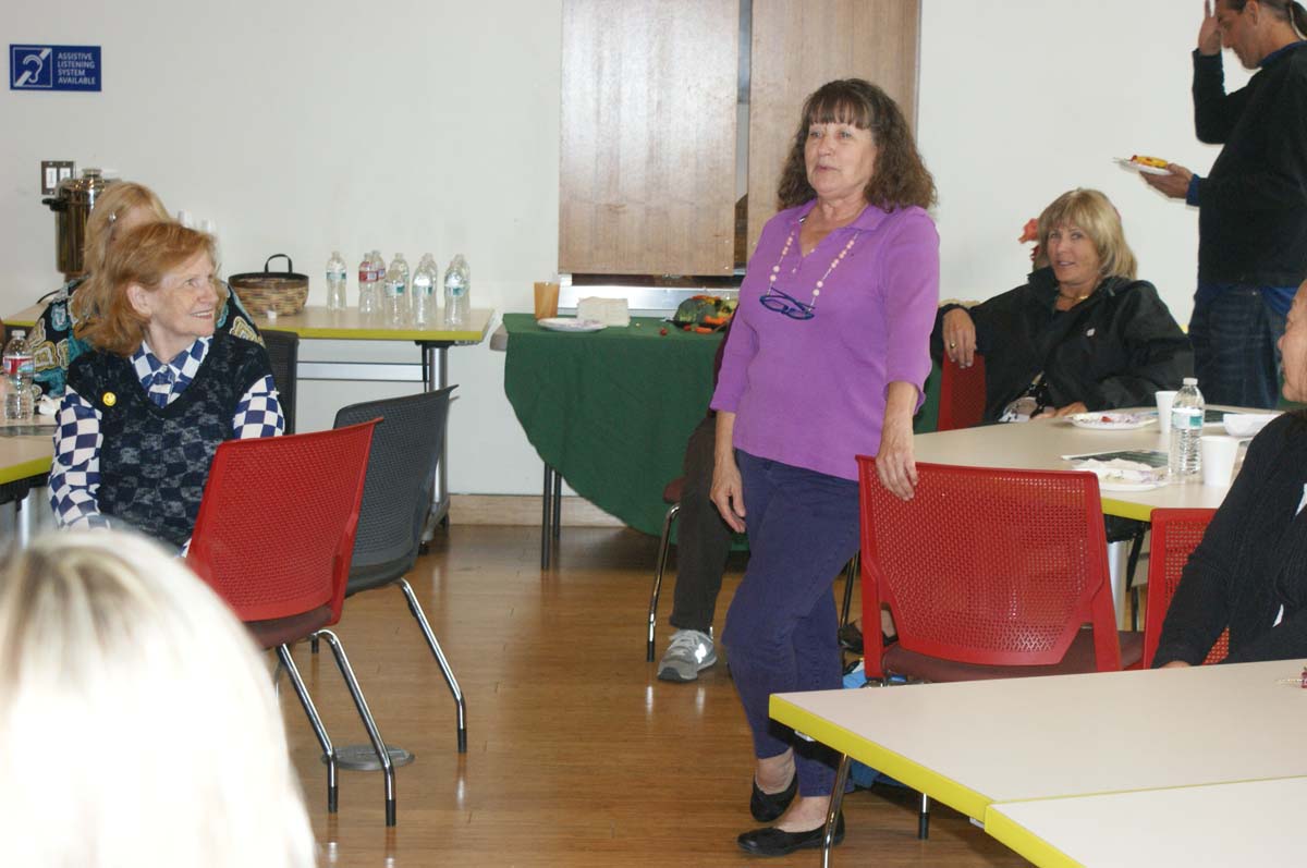 People enjoying the Retiree Reception