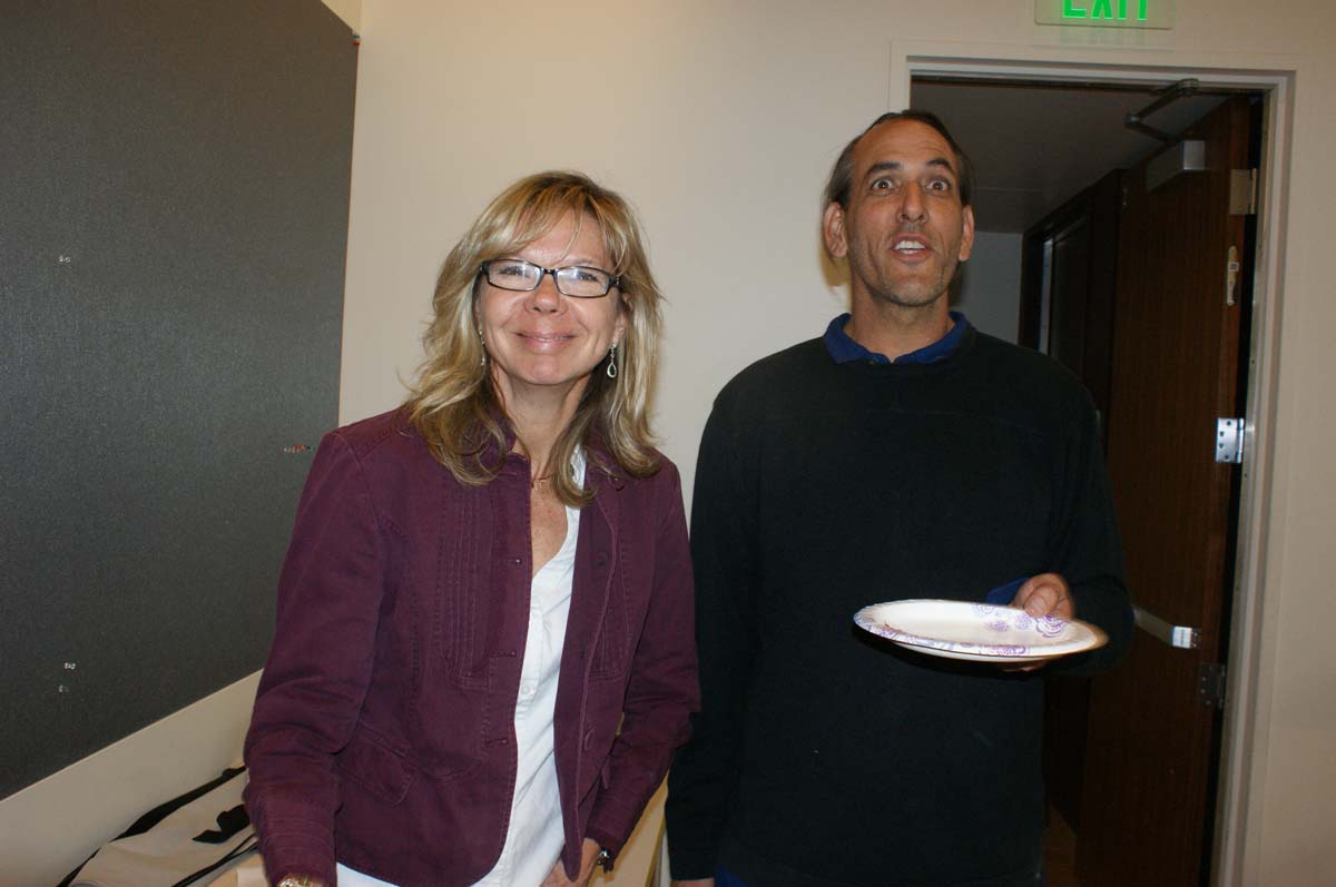People enjoying the Retiree Reception