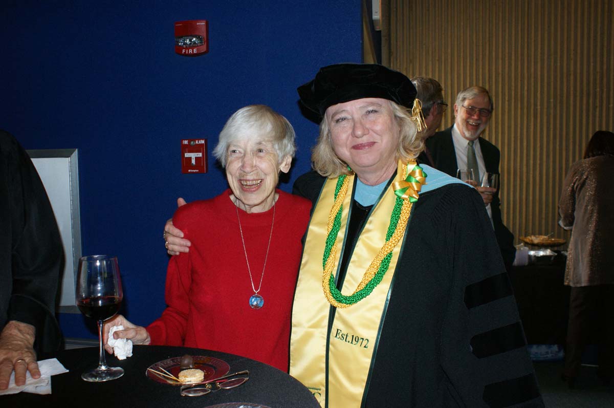 People enjoying the Scholars Convocation