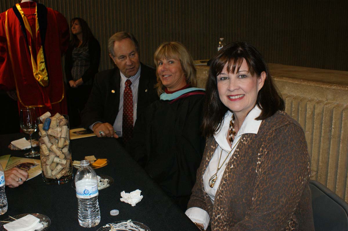 People enjoying the Scholars Convocation