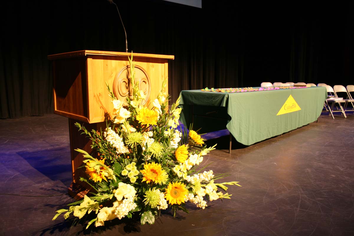 People enjoying the Scholars Convocation