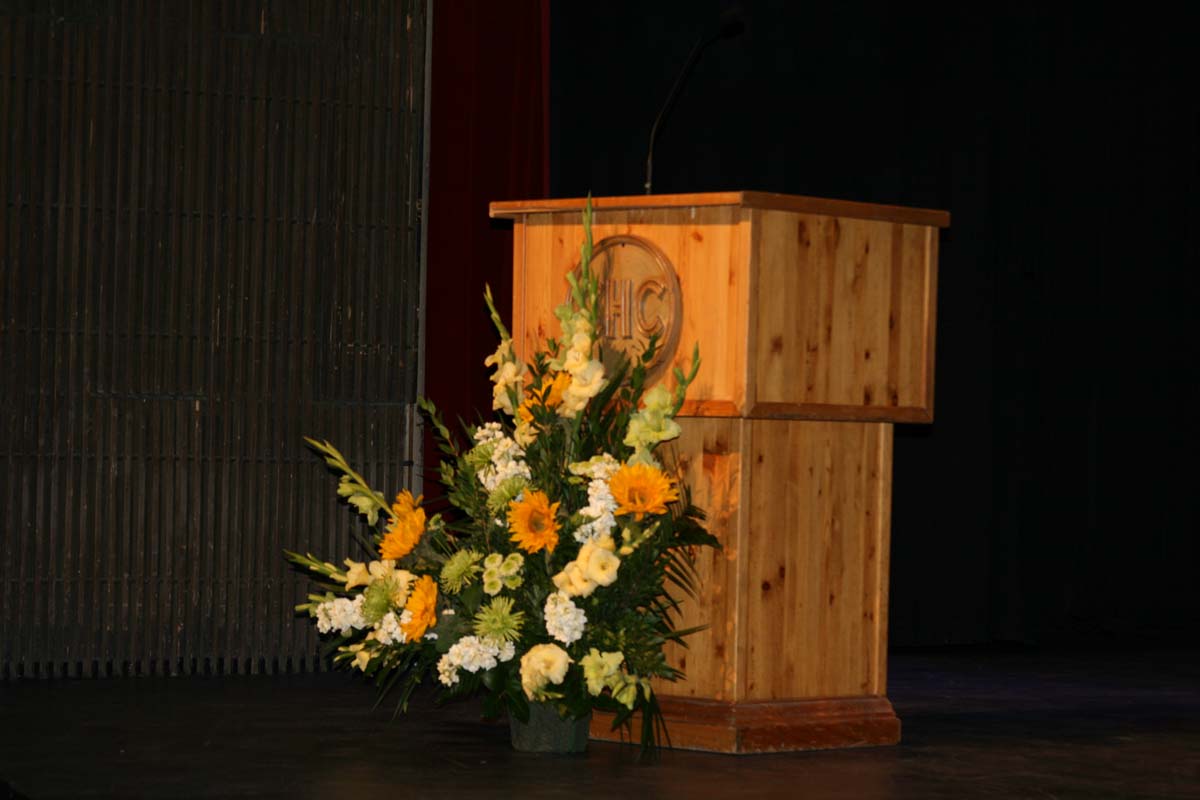 People enjoying the Scholars Convocation