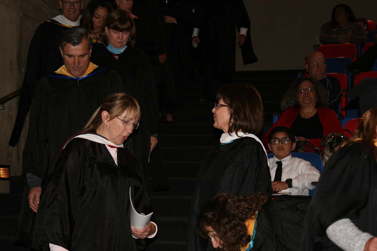People enjoying the Scholars Convocation