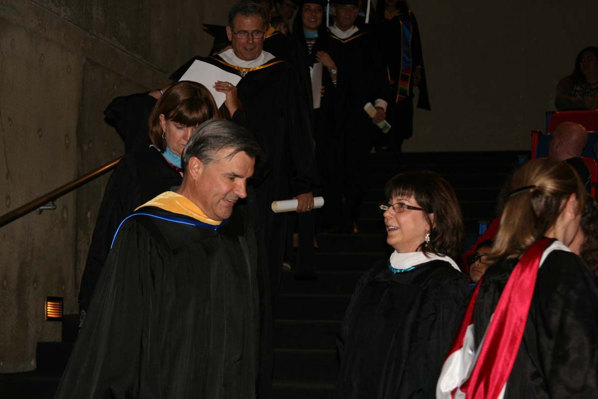 People enjoying the Scholars Convocation