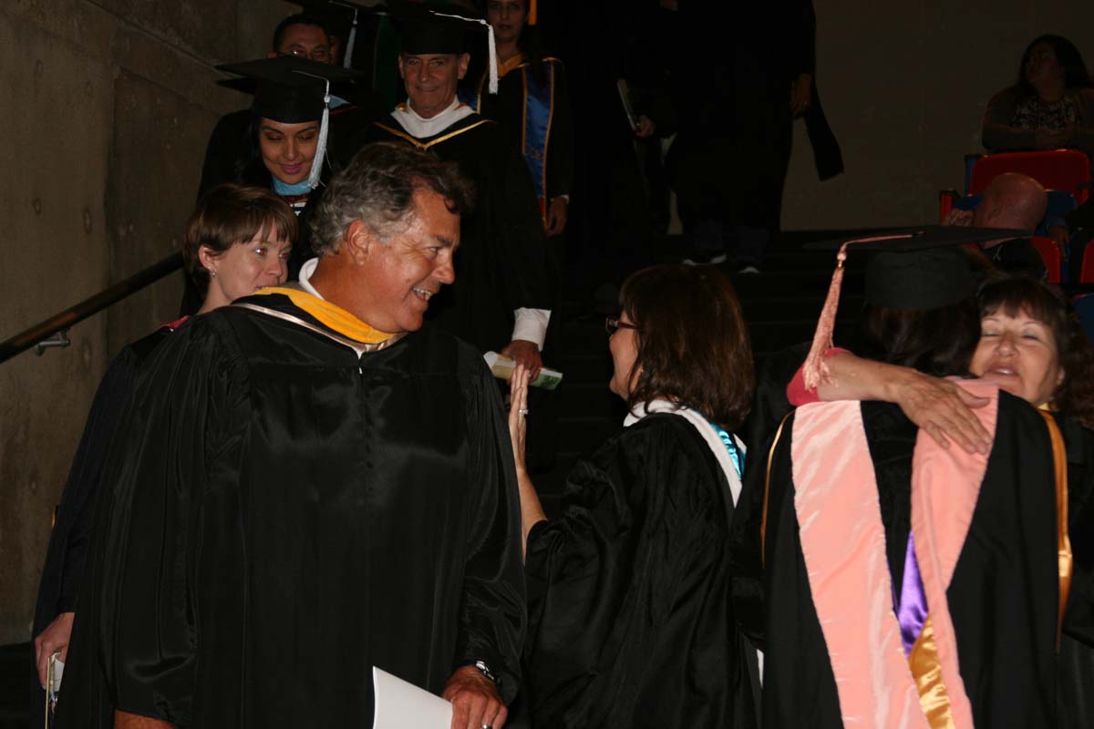 People enjoying the Scholars Convocation