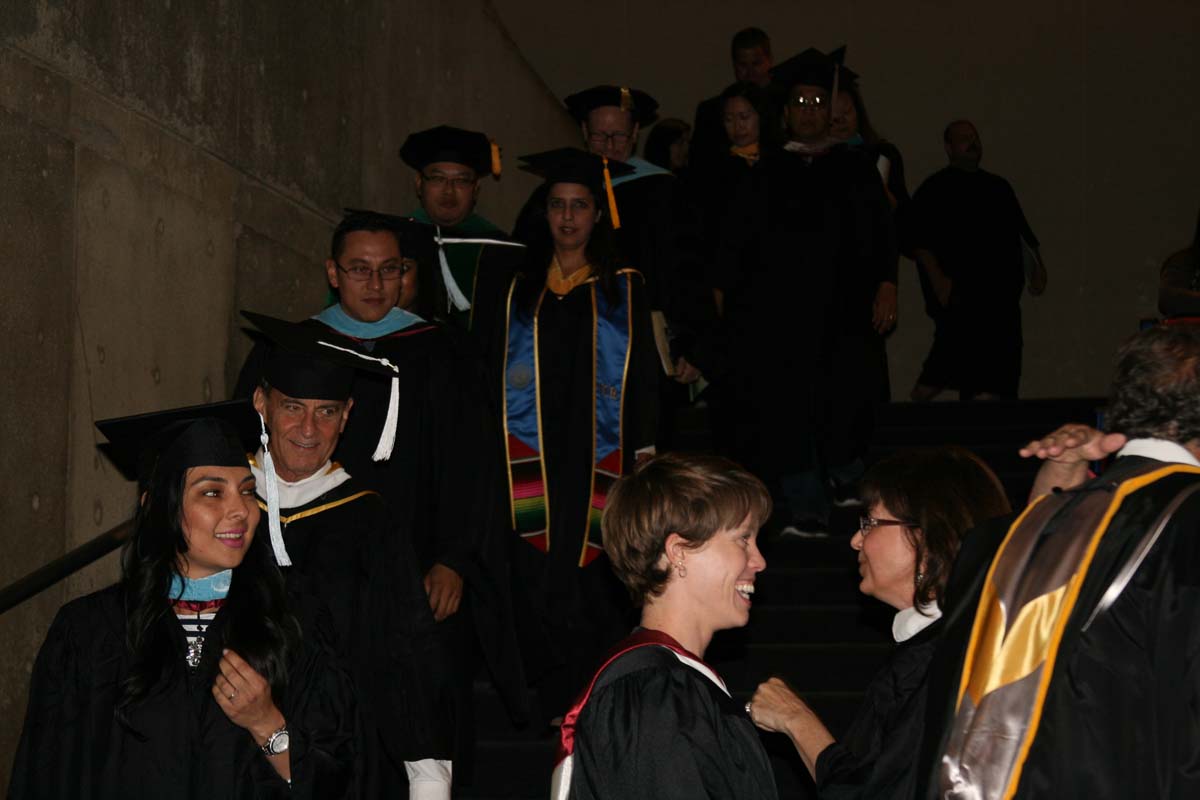People enjoying the Scholars Convocation