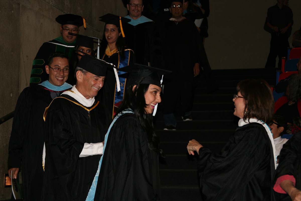 People enjoying the Scholars Convocation