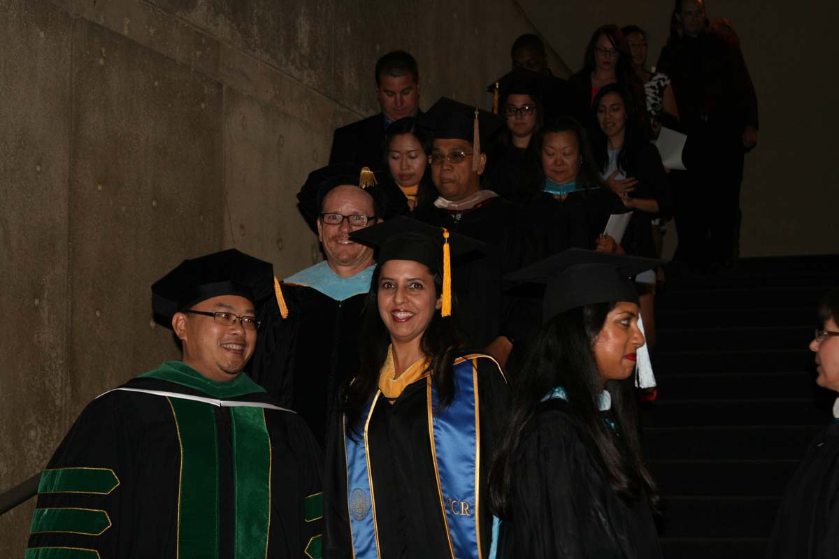 People enjoying the Scholars Convocation