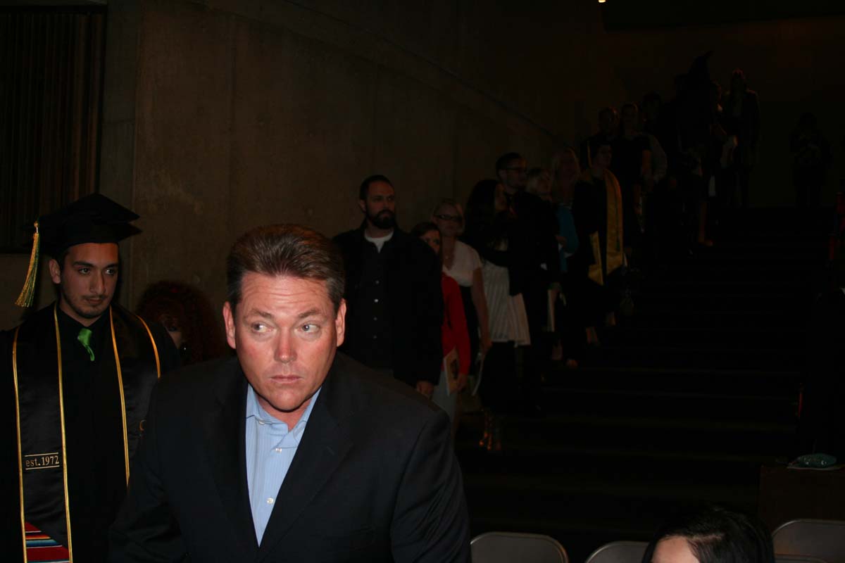 People enjoying the Scholars Convocation
