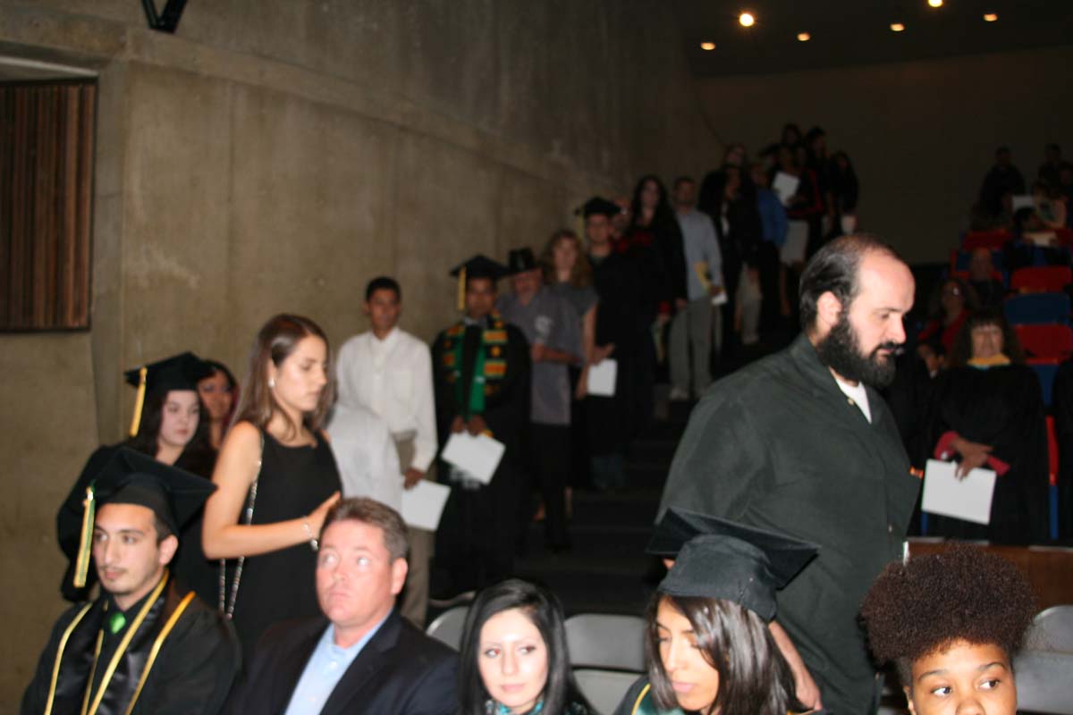 People enjoying the Scholars Convocation