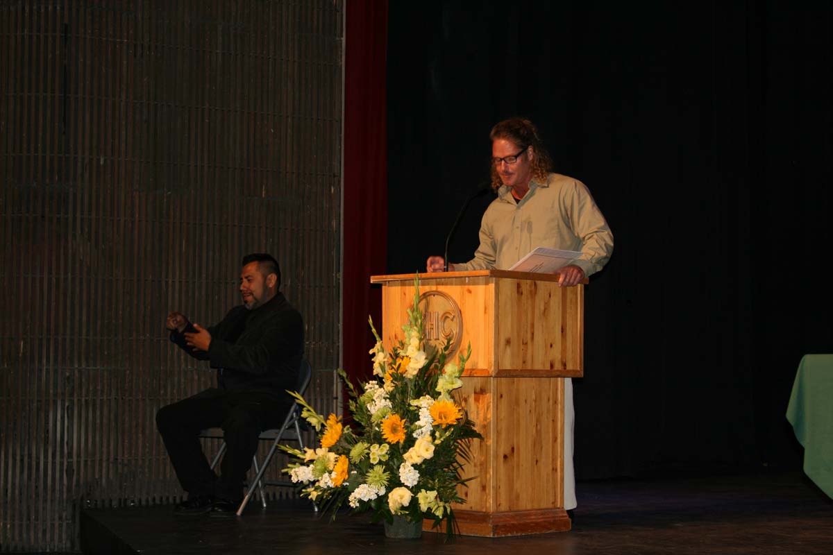 People enjoying the Scholars Convocation