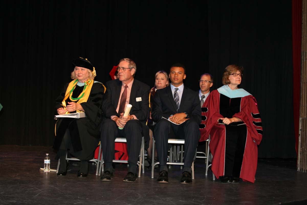People enjoying the Scholars Convocation