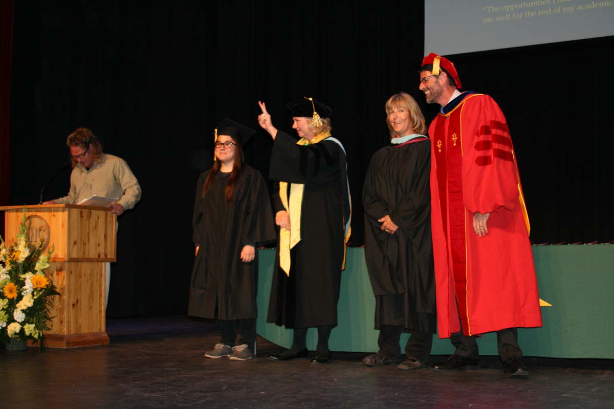 People enjoying the Scholars Convocation
