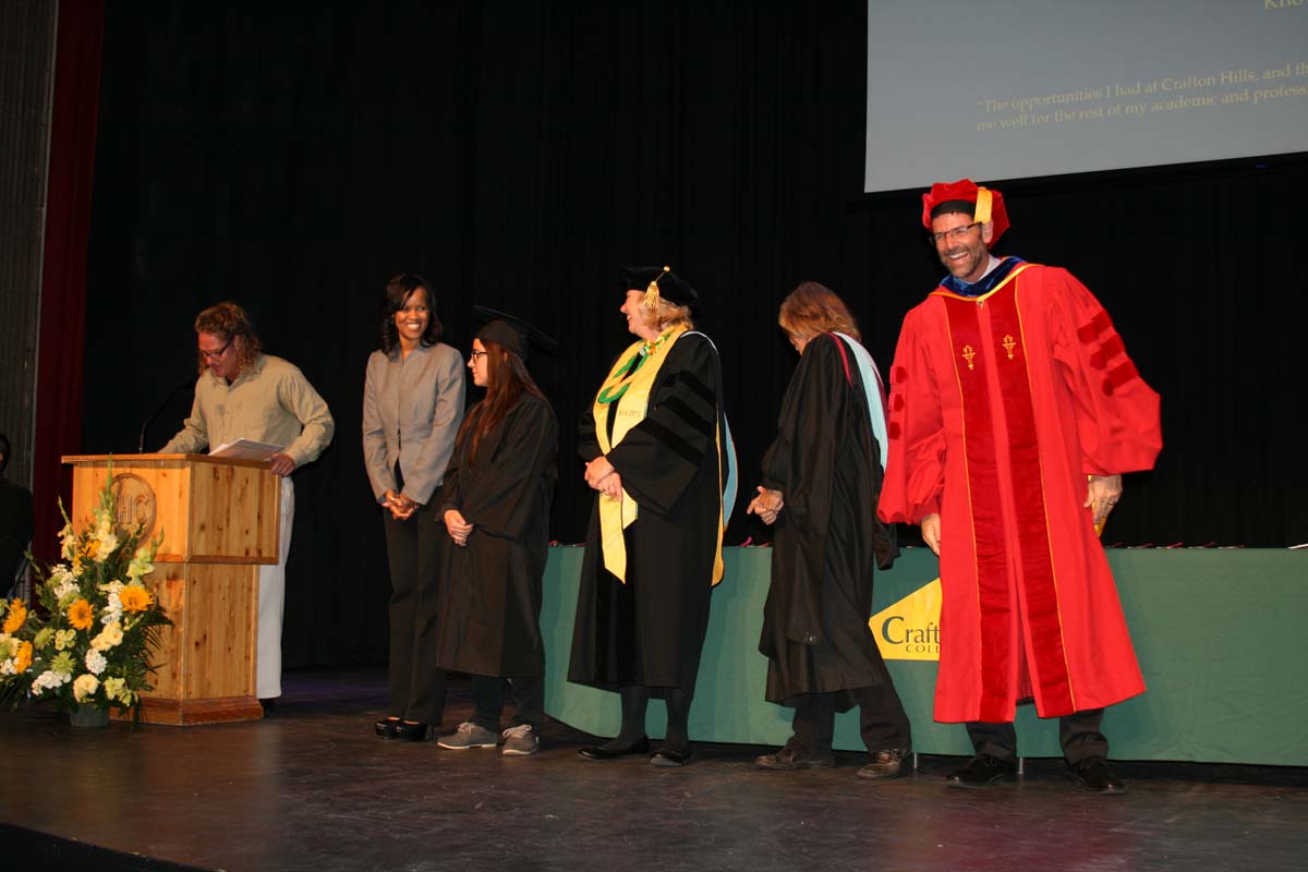 People enjoying the Scholars Convocation
