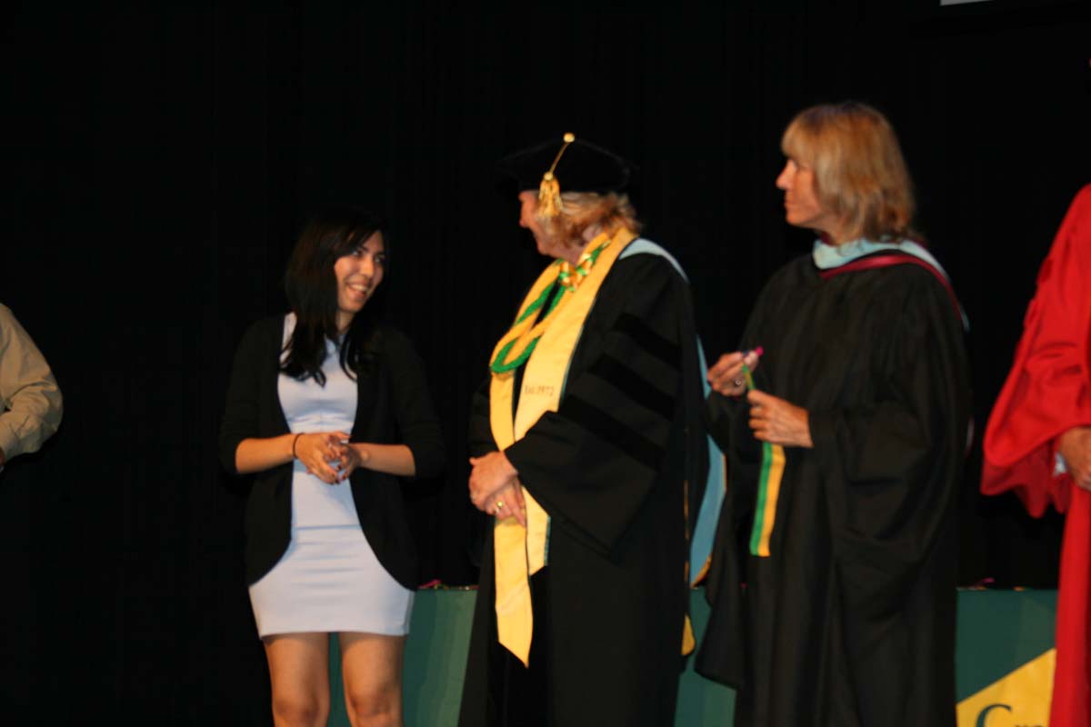 People enjoying the Scholars Convocation