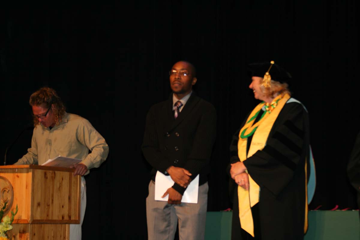 People enjoying the Scholars Convocation