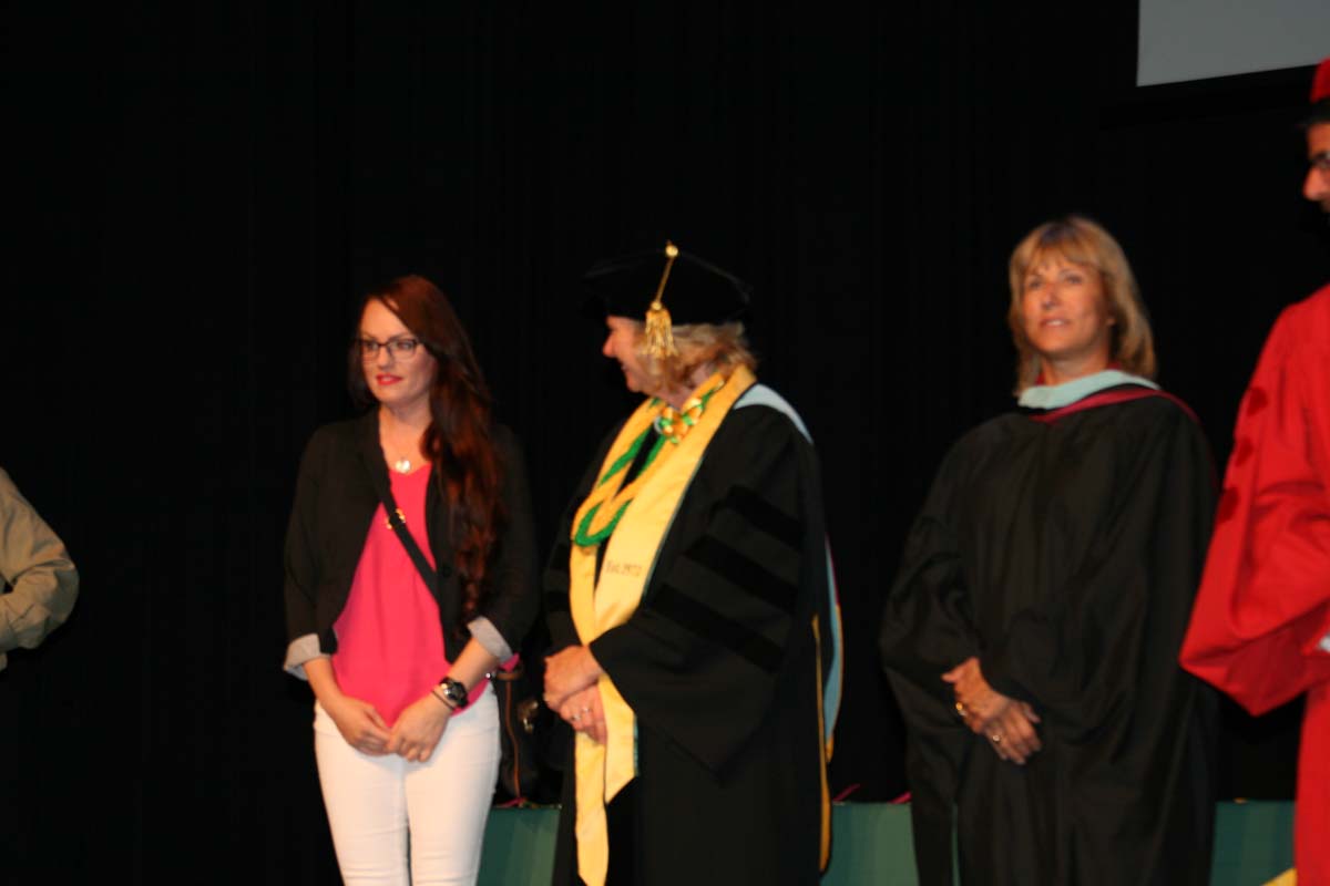 People enjoying the Scholars Convocation