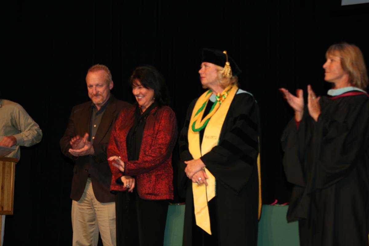 People enjoying the Scholars Convocation