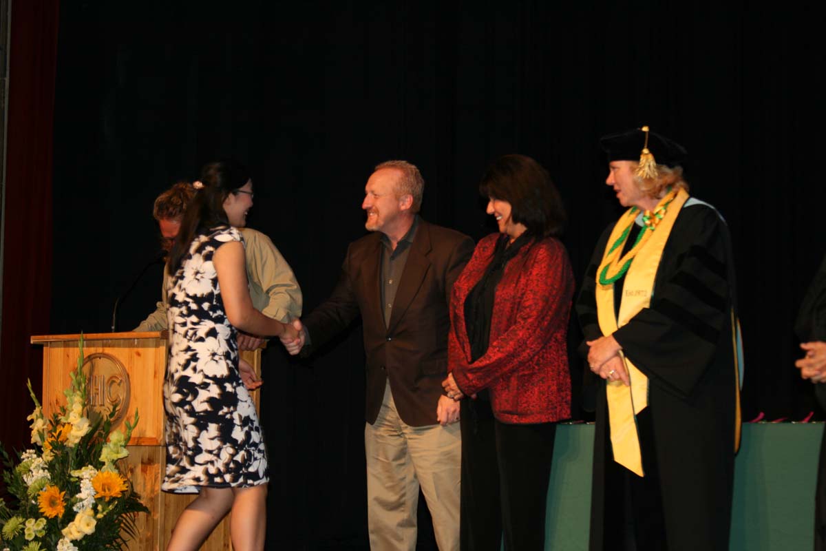 People enjoying the Scholars Convocation