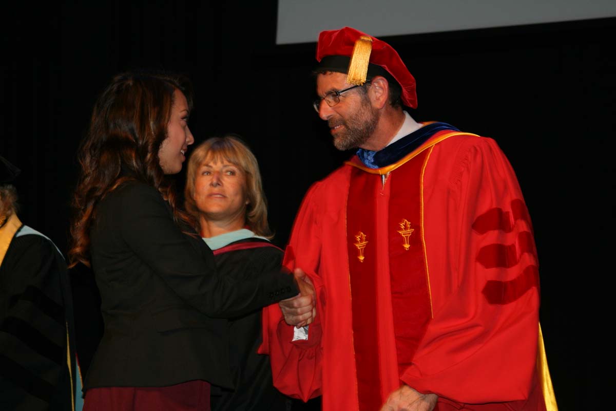 People enjoying the Scholars Convocation