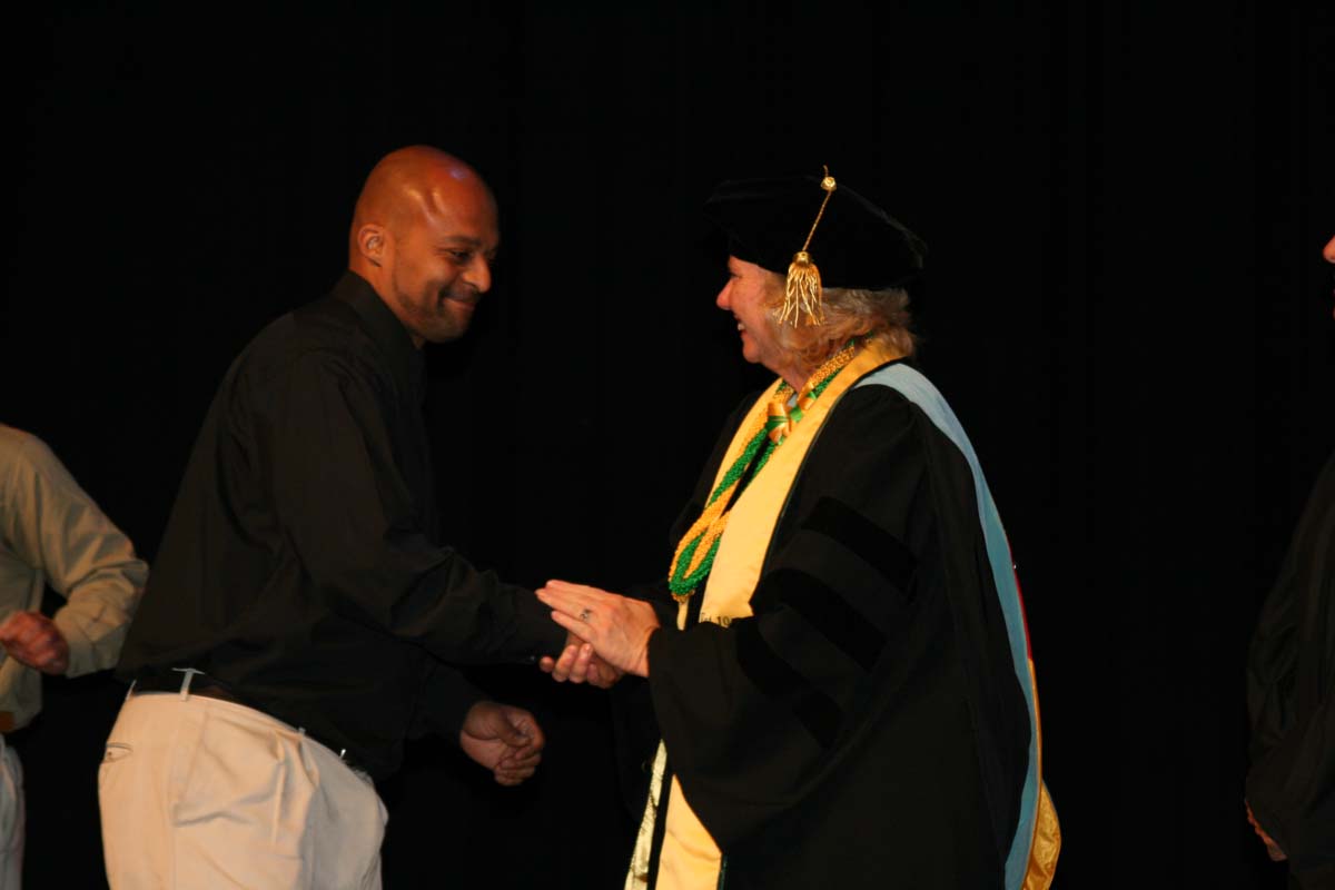 People enjoying the Scholars Convocation