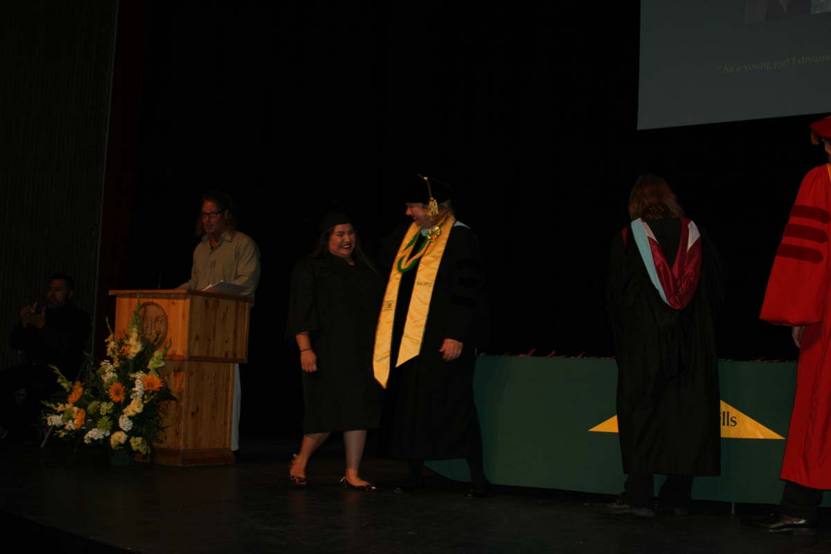 People enjoying the Scholars Convocation