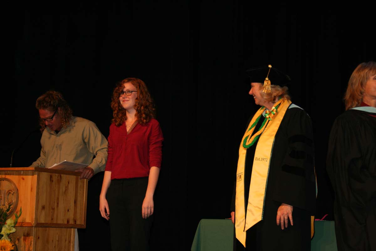 People enjoying the Scholars Convocation