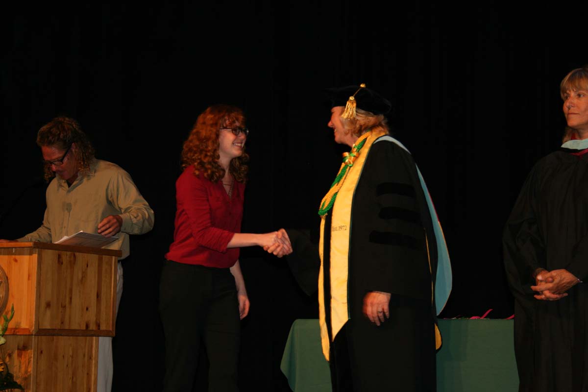 People enjoying the Scholars Convocation