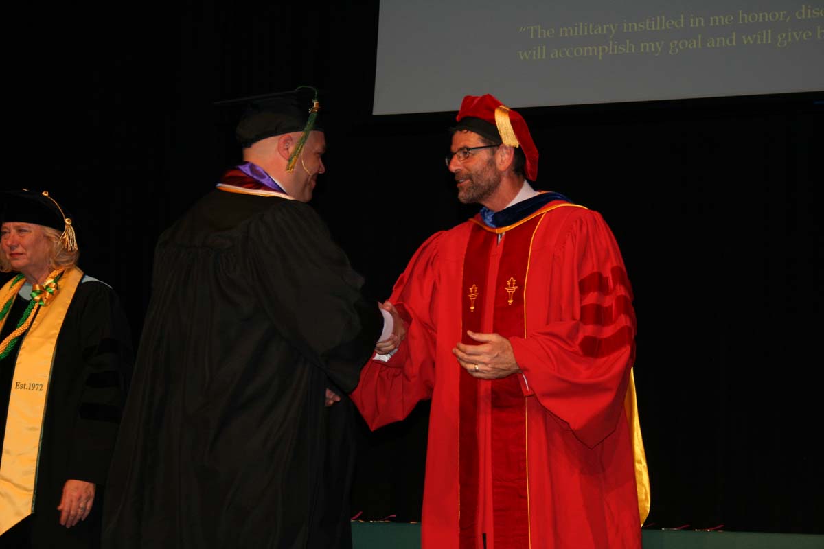 People enjoying the Scholars Convocation
