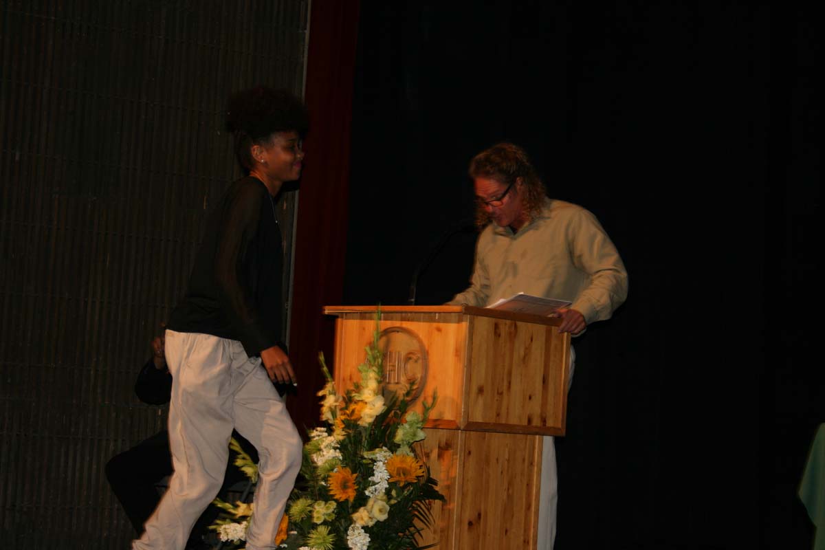 People enjoying the Scholars Convocation