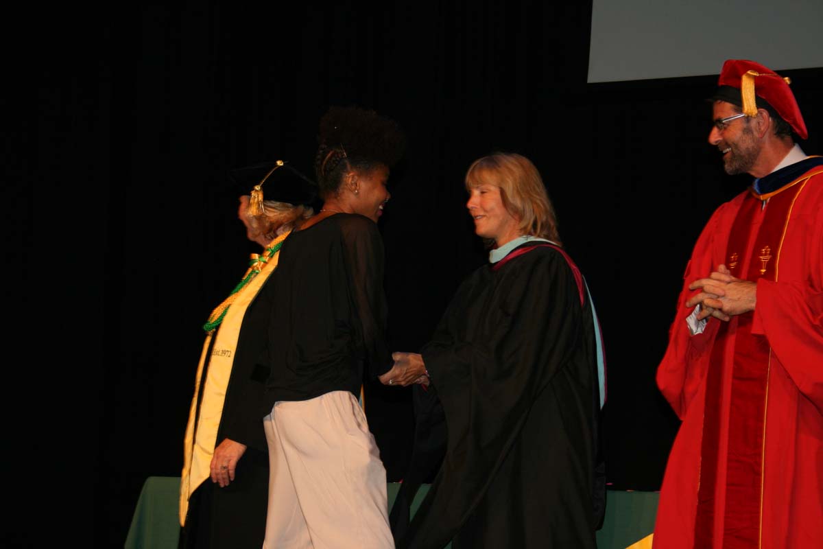 People enjoying the Scholars Convocation