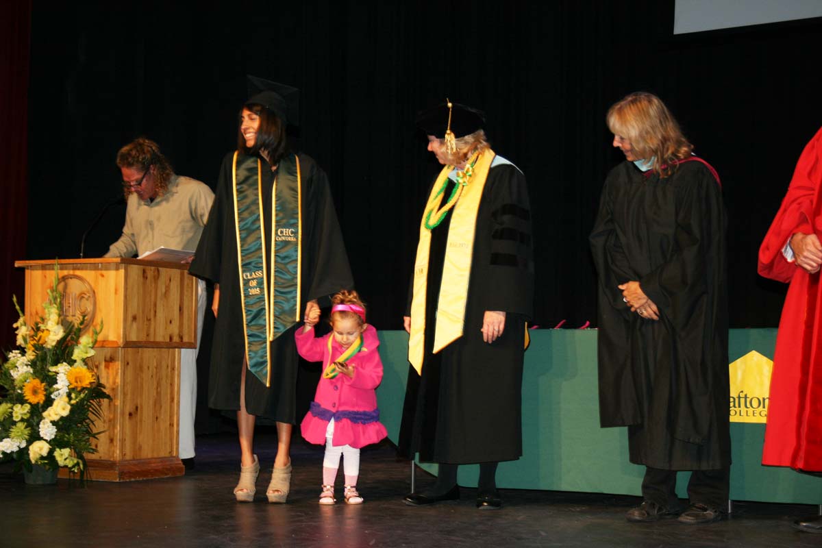 People enjoying the Scholars Convocation