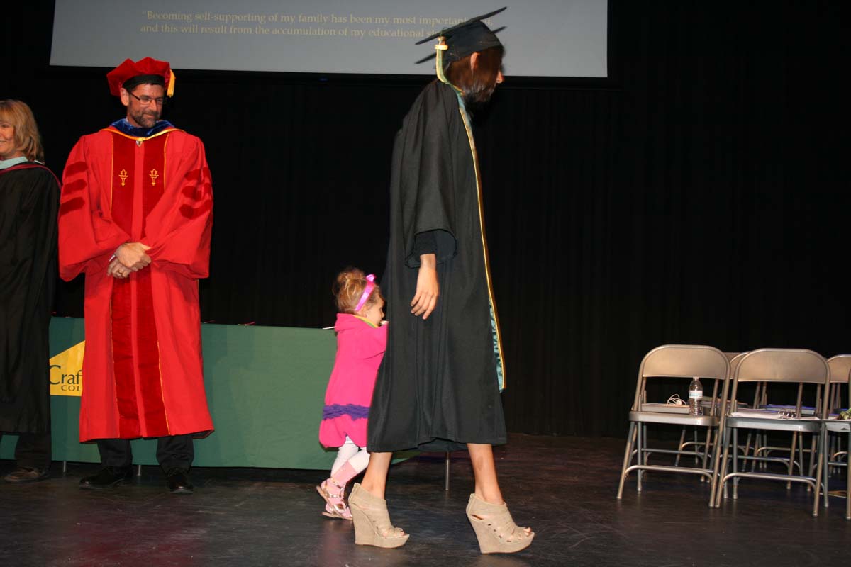 People enjoying the Scholars Convocation