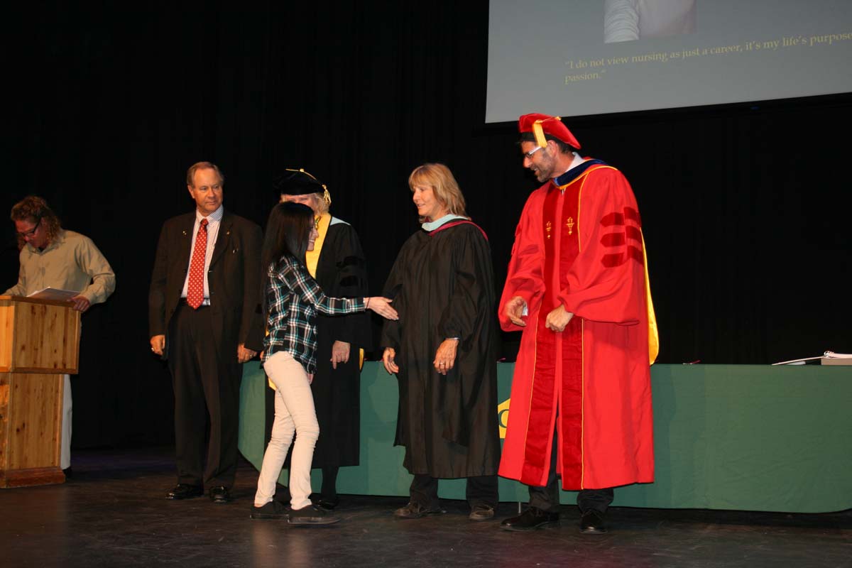 People enjoying the Scholars Convocation