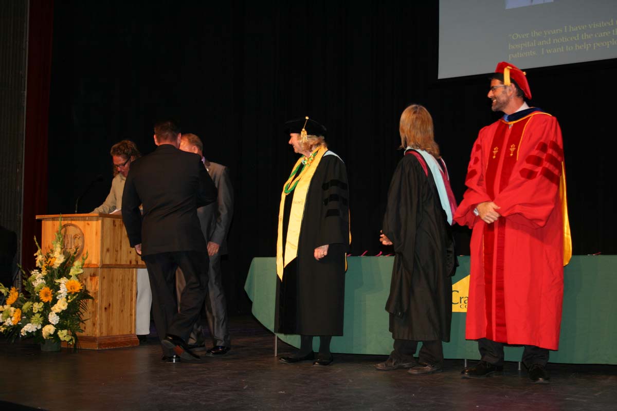 People enjoying the Scholars Convocation