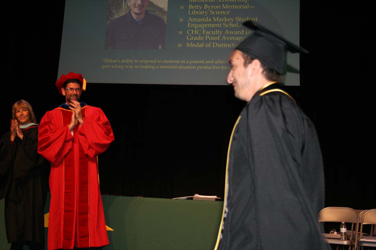 People enjoying the Scholars Convocation
